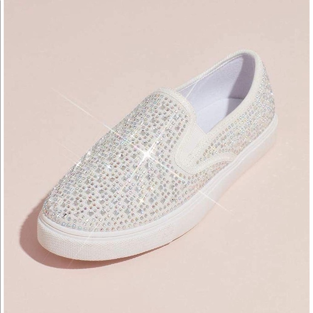 SPARKLE SNEAKERS. WORN ONCE.